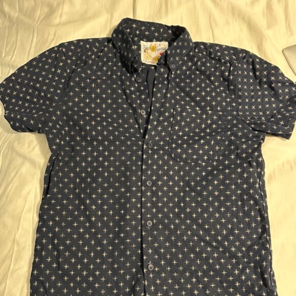 Naked and Famous - Short Sleeve Easy Shirt Kimono Plus - Sz M - Picture 1 of 6